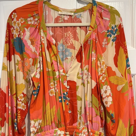 COPY - NWOT Spell Tyler Romper, Chili, XS - Picture 4 of 8